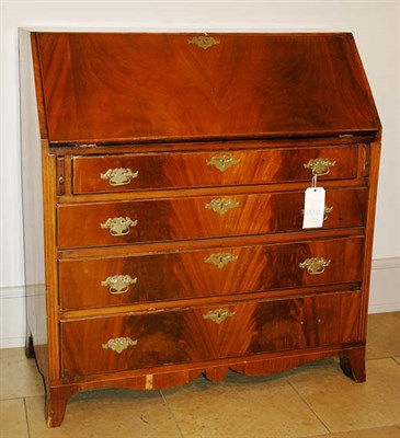 Lot 4233 - George III Style Mahogany Slant Front Desk...