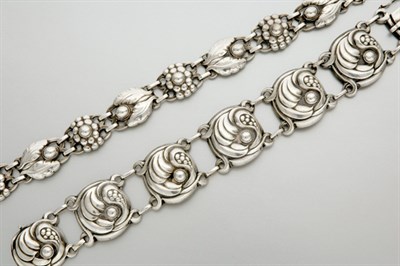 Lot 252 - Two Sterling Silver Bracelets