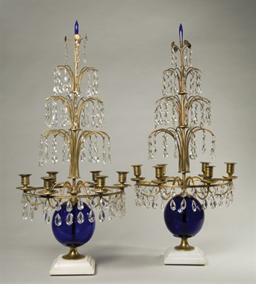Lot 1544 - Pair of Continental Neoclassical Gilt-Bronze,...