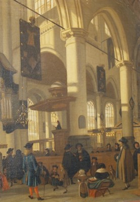Lot 1034 - Follower of Emanuel de Witte Church Interior...