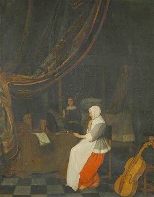 Lot 1035 - Quiringh Gerritsz van Brekelenkam Dutch,...