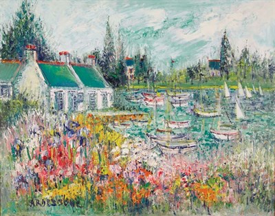 Lot 53 - Yolande Ardissone French, b. 1927 Riviere...