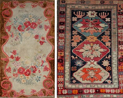 Lot 2284 - Two Assorted Rugs Comprising a Karabagh rug...