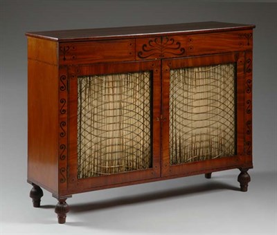 Lot 1545 - Regency Rosewood Mahogany Side Cabinet Early...