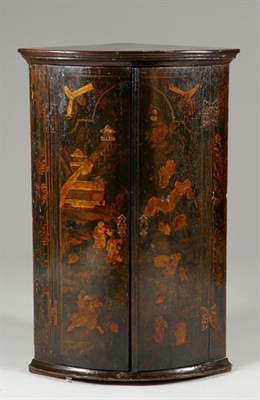 Lot 1538 - George III Gilt Decorated Black Lacquered...