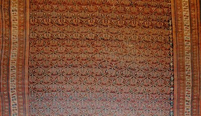 Lot 2283 - Kurdish Gallery Carpet West Persia, last...