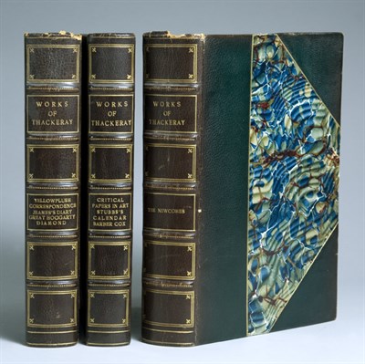 Lot 1243 - [BINDINGS] THACKERAY, WILLIAM MAKEPEACE. Works....