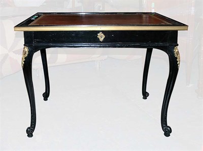 Lot 1168 - Louis XV Gilt-Bronze Mounted Ebonized Bureau...