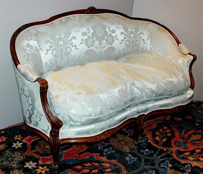 Lot 1327 - Louis XV Beechwood Canape 18th Century The...