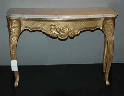 Lot 1162 - Continental Rococo Gilt-Wood Console 18th...