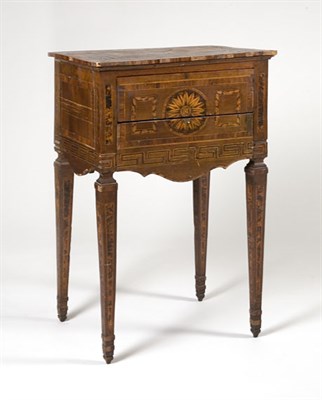 Lot 1522A - Italian Neoclassical Marquetry Inlaid...