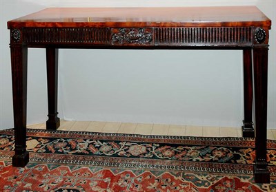Lot 1394 - George III Mahogany Serving Table Late...