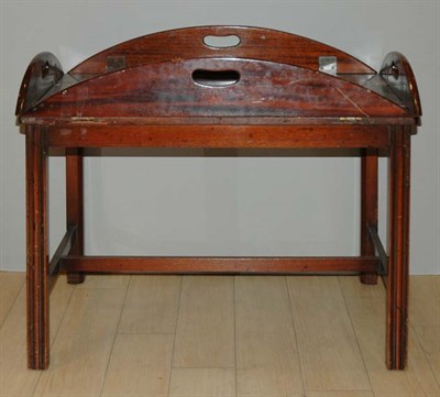 Lot 4458A - George III Style Mahogany Butler's Tray Table...