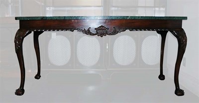 Lot 4148 - George III Style Marble Top Mahogany Console...