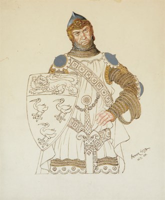 Lot 67 - Arthur Szyk Polish/American, 1894-1951 Man in...