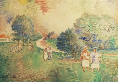 Lot 4021 - David Burliuk Russian/American, 1882-1967...