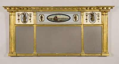 Lot 2150 - Classical Style Gilt Wood and Eglomise...