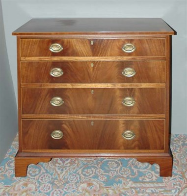 Lot 440 - George III Inlaid Mahogany Chest of Drawers...