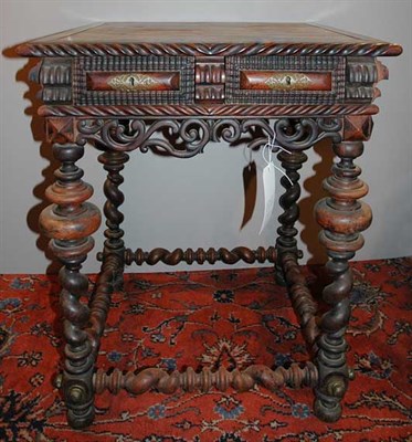 Lot 4399 - Continental Baroque Style Mahogany and...