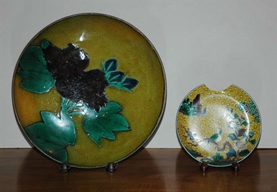 Lot 144 - Two Japanese Ceramic Dishes Decorated with...
