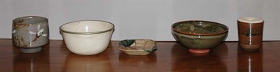 Lot 136 - Group of Five Asian Glazed Pottery Tablewares