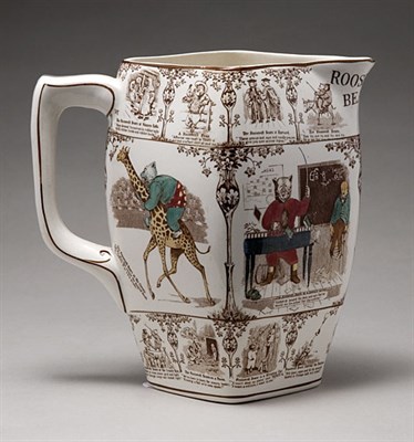 Lot 2195 - Buffalo Pottery Transfer Decorated Roosevelt...