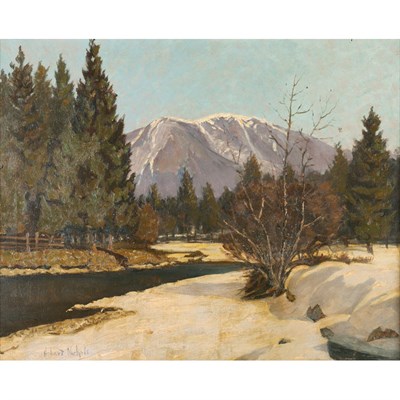Lot 2461 - Hobart Nichols American, 1869-1962 Spring Thaw...