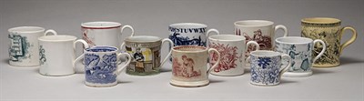 Lot 2207 - Group of English Transfer Decorated Pottery...