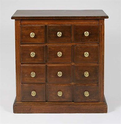 Lot 2128 - Mahogany Stained Apothecary Chest 19th Century...