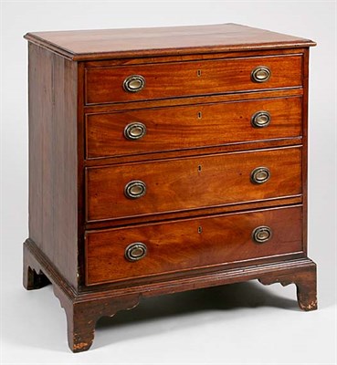 Lot 2177 - George III Mahogany Chest of Drawers The...