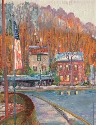 Lot 2393A - Joseph Barrett American, b. 1936 Near Ferry...