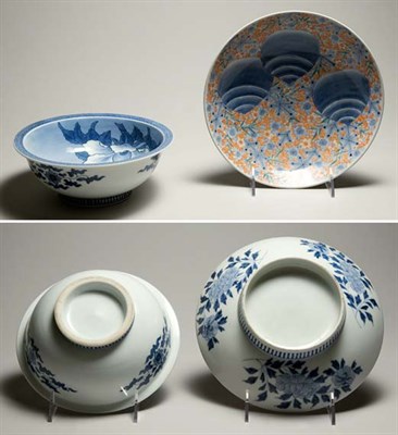Lot 1391 - Two Japanese Nabeshima Style Porcelain...