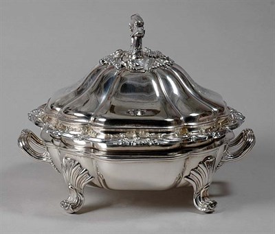 Lot 1377 - George IV Style Silver Plated Covered Entree...