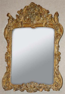Lot 1331 - Louis XV Gilt-Wood Mirror Late 18th century...