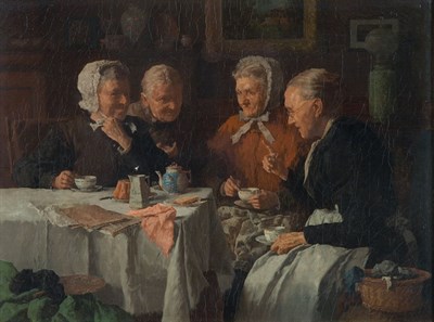 Lot 2420 - Louis Henry Charles Moeller 1855-1930 Tea Time...