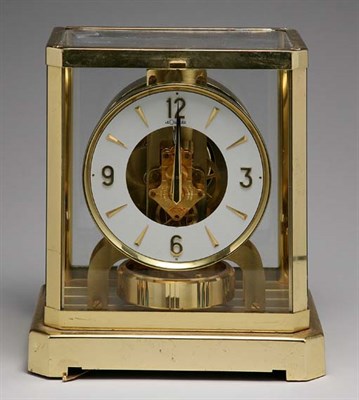 Lot 4221 - Le Coutre Brass Atmos Clock