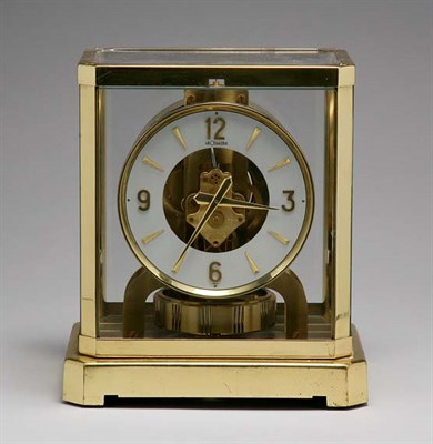 Lot 4222 - Le Coutre Brass Atmos Clock