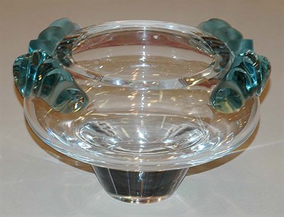 Lot 3450A - Lalique Glass Bowl Modern Of squat circular...