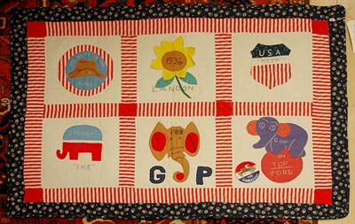 Lot 2117 - Republican Political Banner Circa 1955 Six...