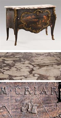 Lot 1640 - Louis XV Gilt-Bronze Mounted Black Lacquer...