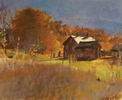 Lot 2208 - Wolf Kahn American, b. 1927 The Barbour House...