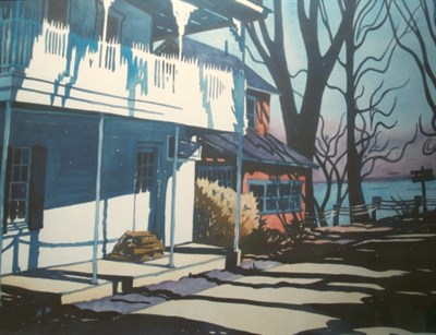 Lot 14 - Jon Carsman American, 1944-1987 Lumberville...