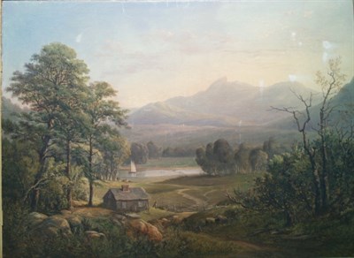 Lot 2348 - American School 19th Century Mountain...