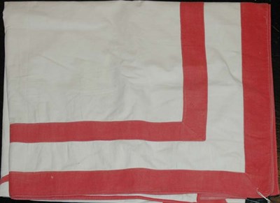 Lot 4756 - Applique Banner with Two Reindeer Circa...
