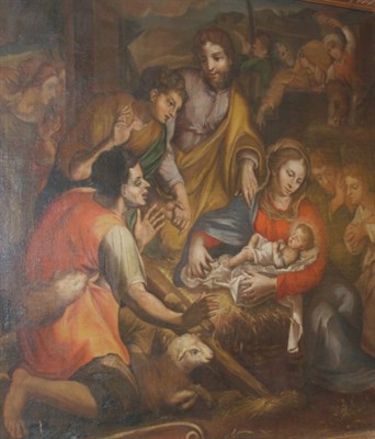 Lot 1018 - Neapolitan School 17th Century Adoration of...