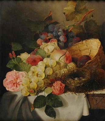 Lot 1025 - Edward Ladell British, 1821-1886 Still Life...