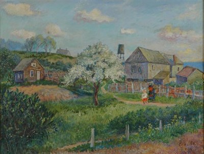 Lot 2490 - David Burliuk 1882-1967 The Way Home, 1944...