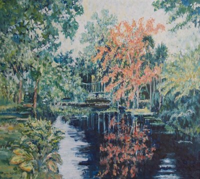Lot 1072 - P. Montgomerie 20th Century Sunlit Landscapes:...