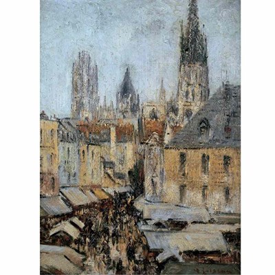Lot 1009 - Gustave Loiseau French, 1865-1935 La Rue de...