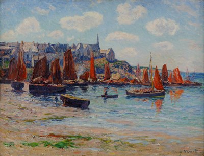Lot 2048 - Henry Moret French, 1856-1913 Le Port de...